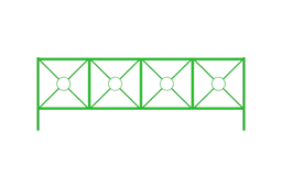 Ограждение металлическое