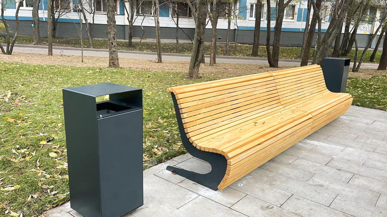 Скамья со спинкой Набережная