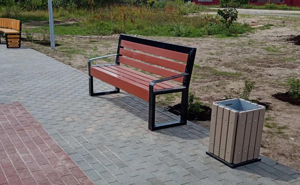 Скамья со спинкой Дели - Тип 1
