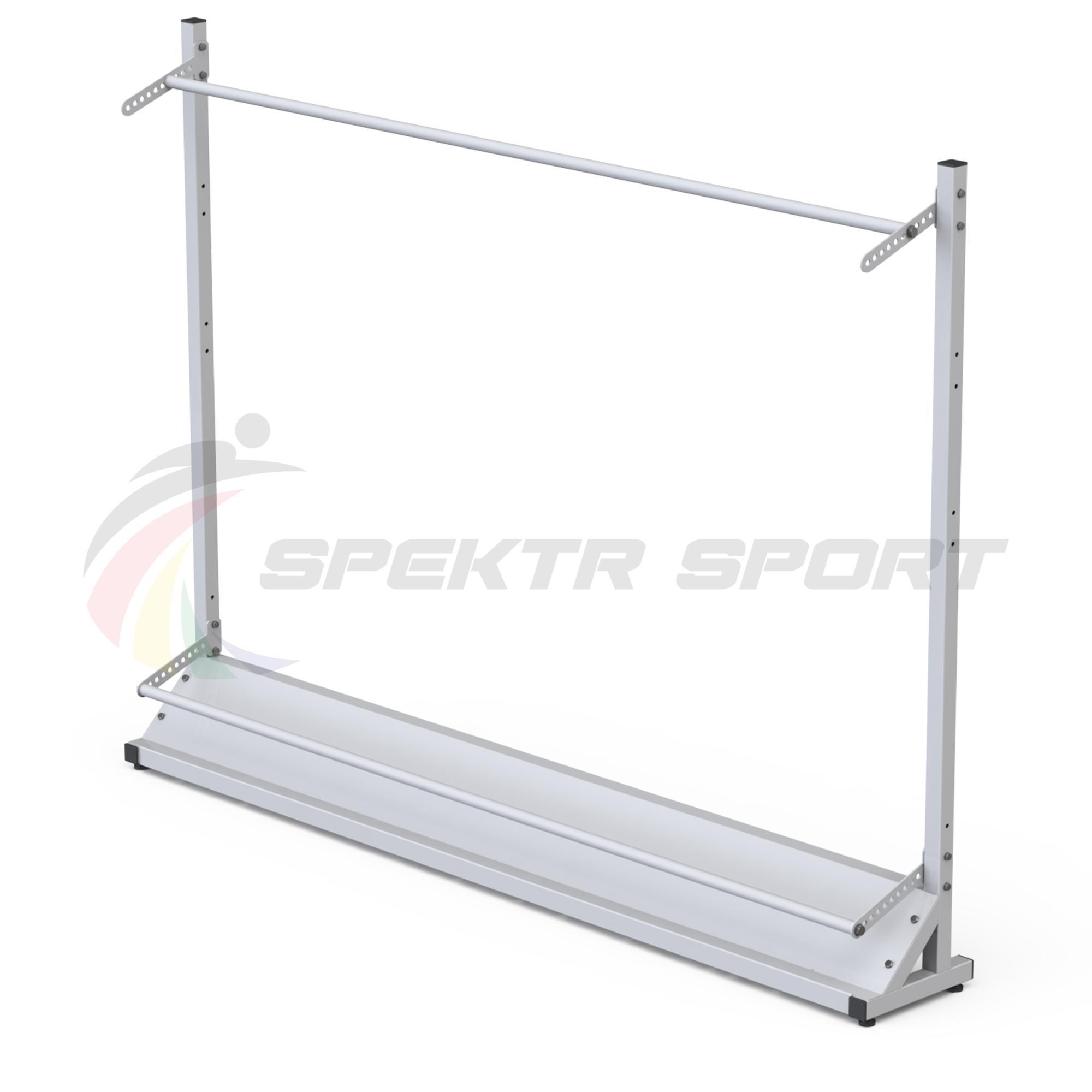 Стойка мобильная для беговых лыж на 39 пар односторонняя