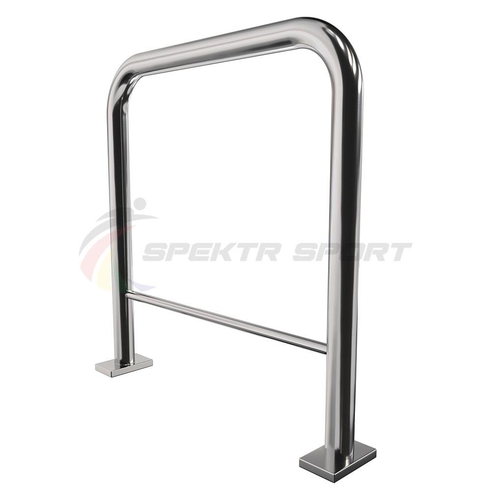 Велопарковка Евро-стандарт-2 из нержавеющей стали 42 мм