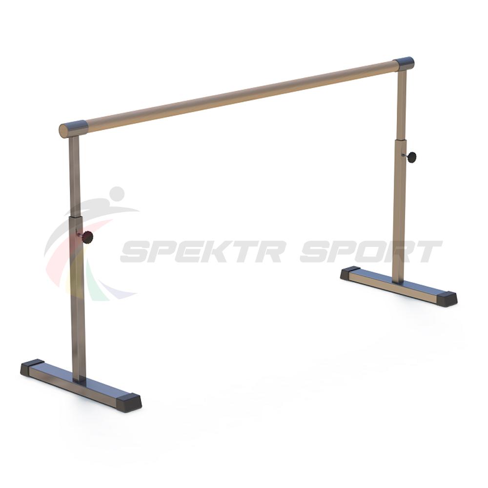 Переносной хореографический станок однорядный (опоры - нерж. сталь) Адажио