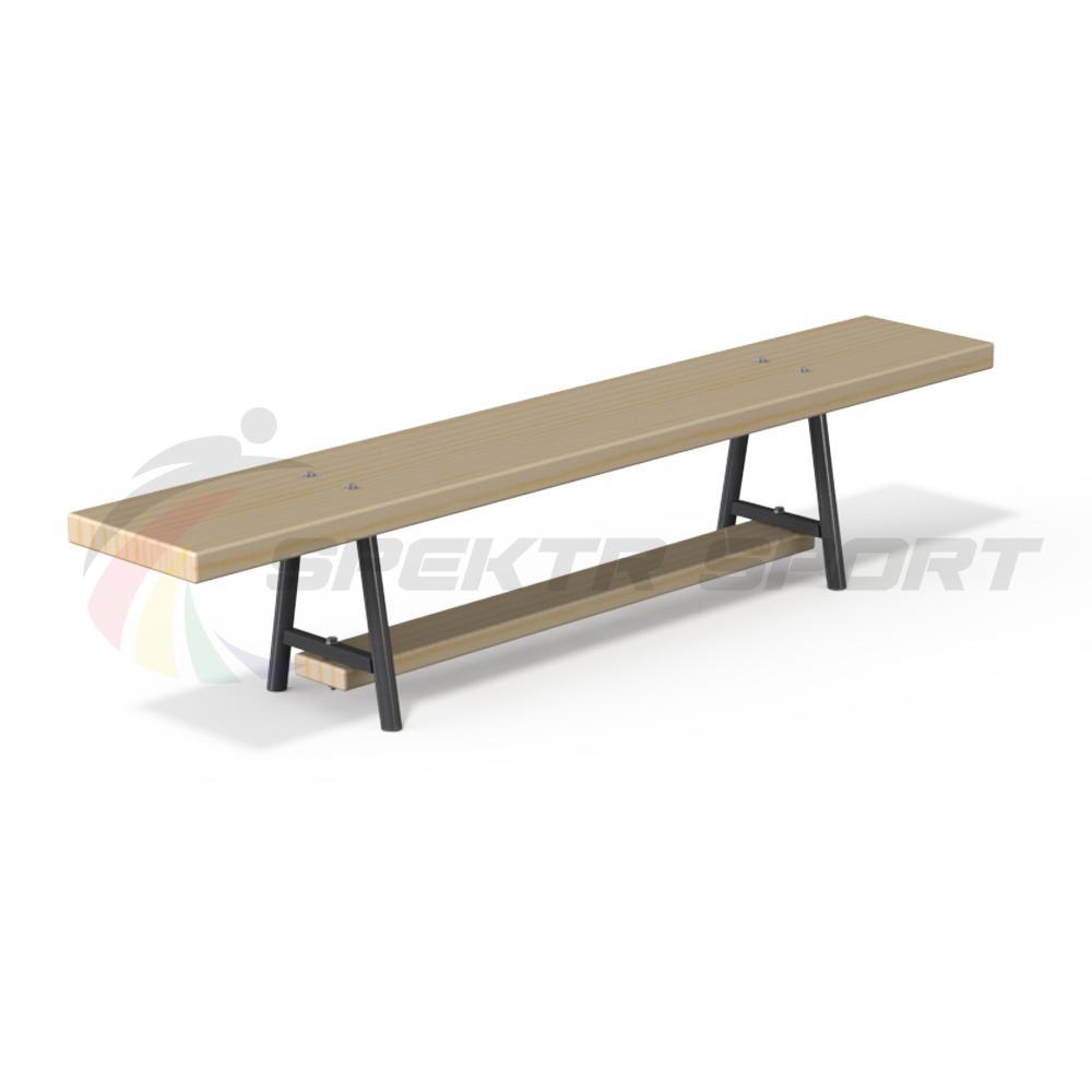 Скамья гимнастическая 1500 мм. (2 метал. нож.)