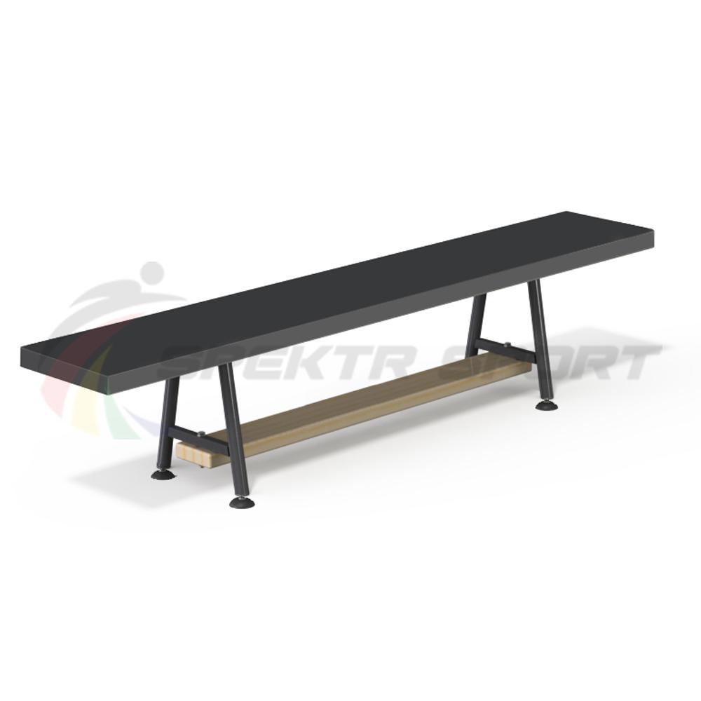 Скамья гимнастическая мягкая (2 регулир. мет. ножки) 2 м