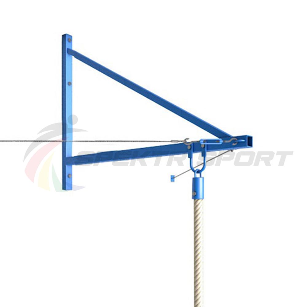 Консоль для каната с выступом 1500мм (1 снаряд) (с тросами) усиленная