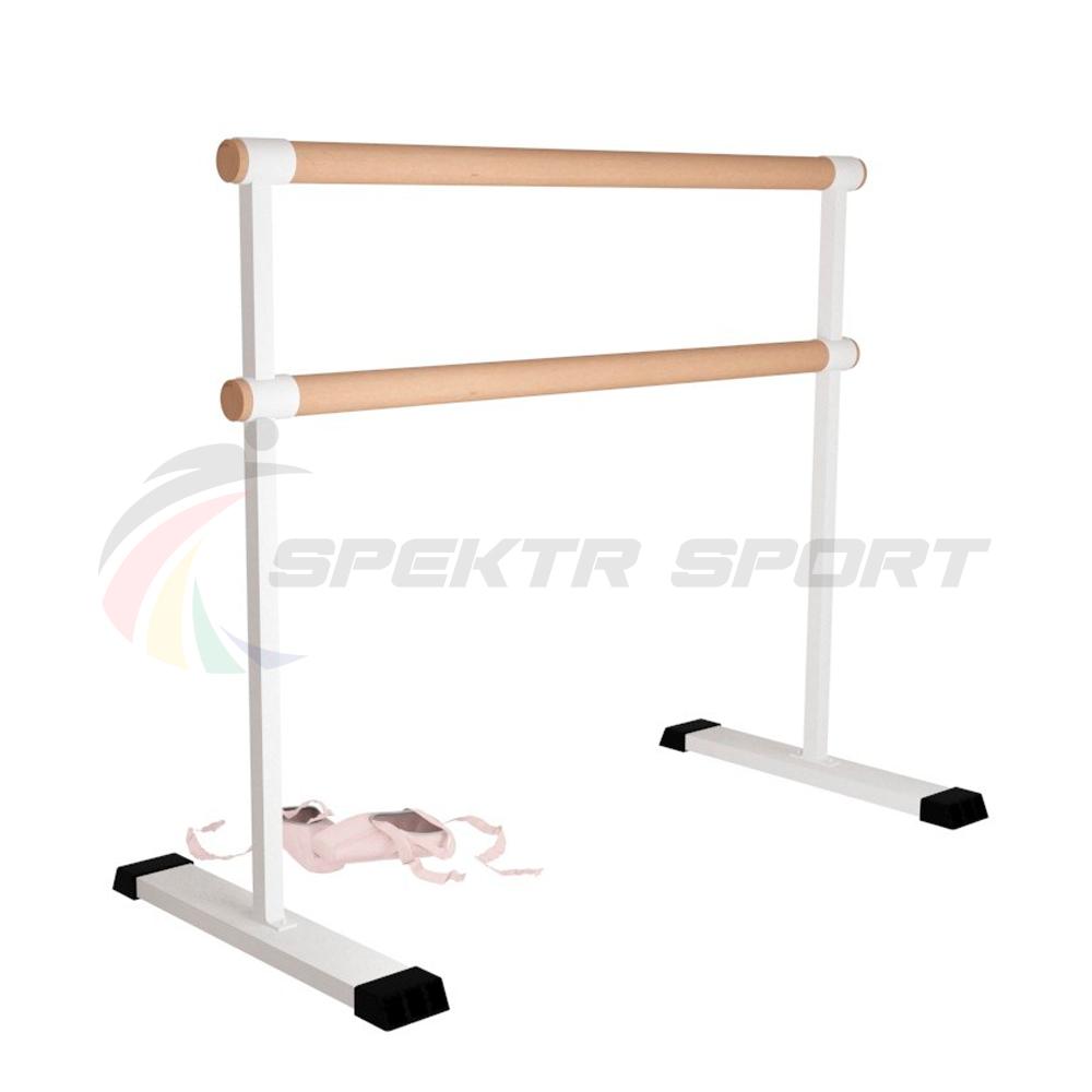 Станок балетный двухрядный разборный Адажио 1 метр цв. белый