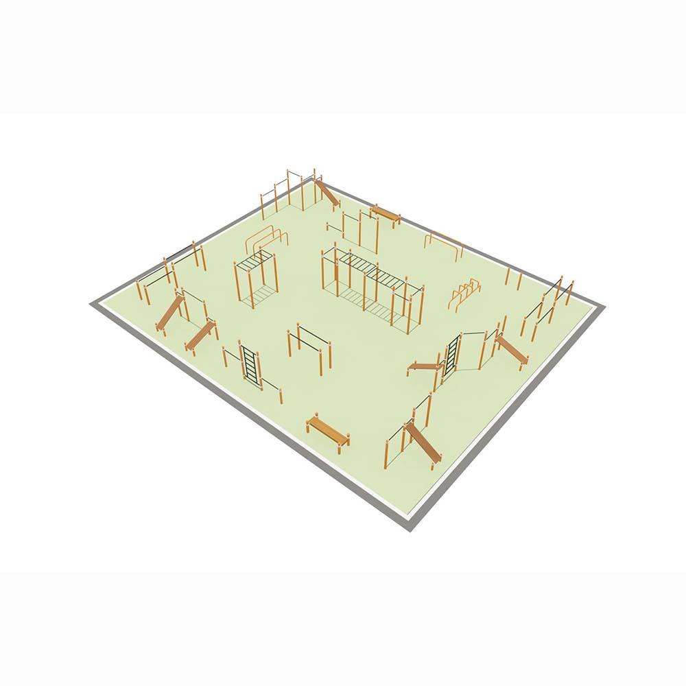 Парковая площадка для Воркаут и WRK 3_76mm
