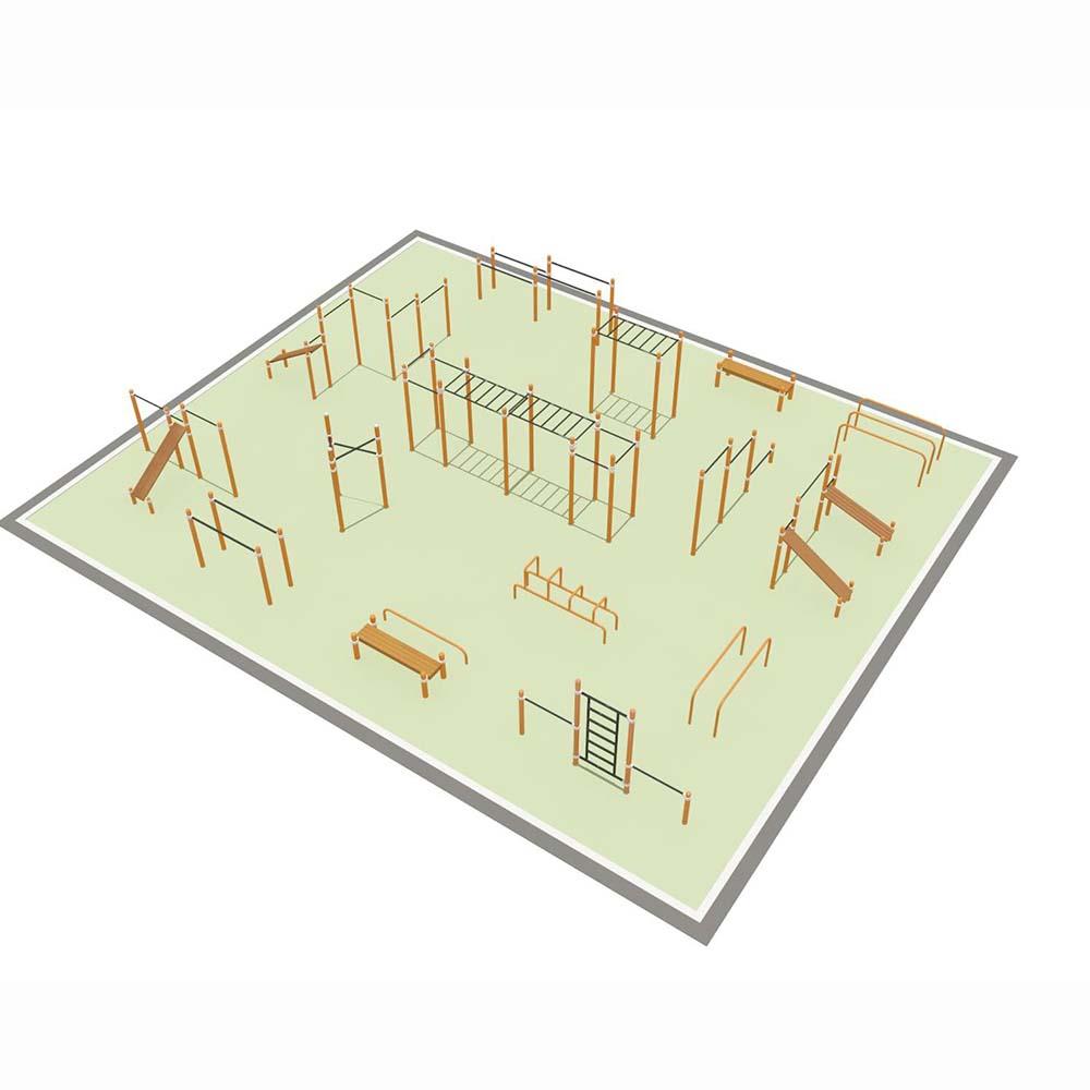 Парковая площадка для Воркаут и WRK 5_76mm