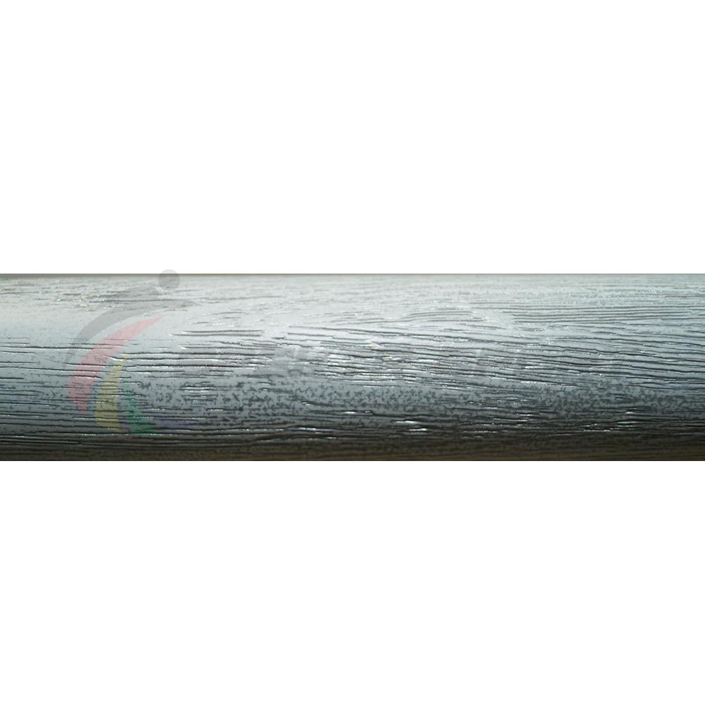 Деревянный поручень для хор. станков 2 м. Дуб (белый+серебристая патина)