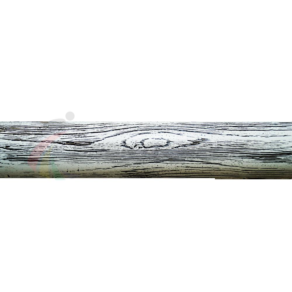 Деревянный поручень для хор. станков 2 м. Дуб (белый+черная патина)