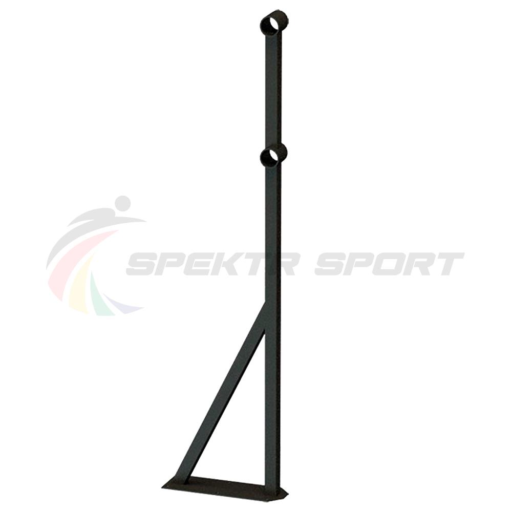 Стойка балетного станка двухрядного напольная Фуэте Блэк