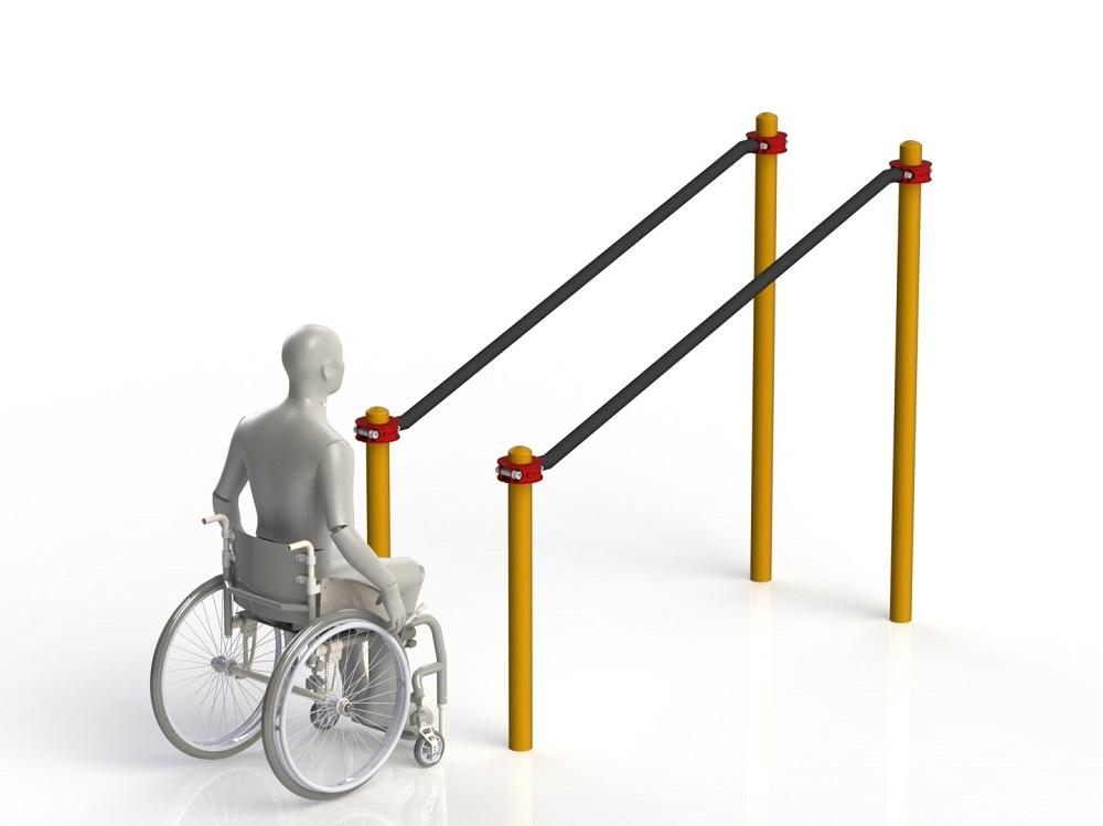 Брусья параворкаут параллельные в подъем WRK-D03_76mm