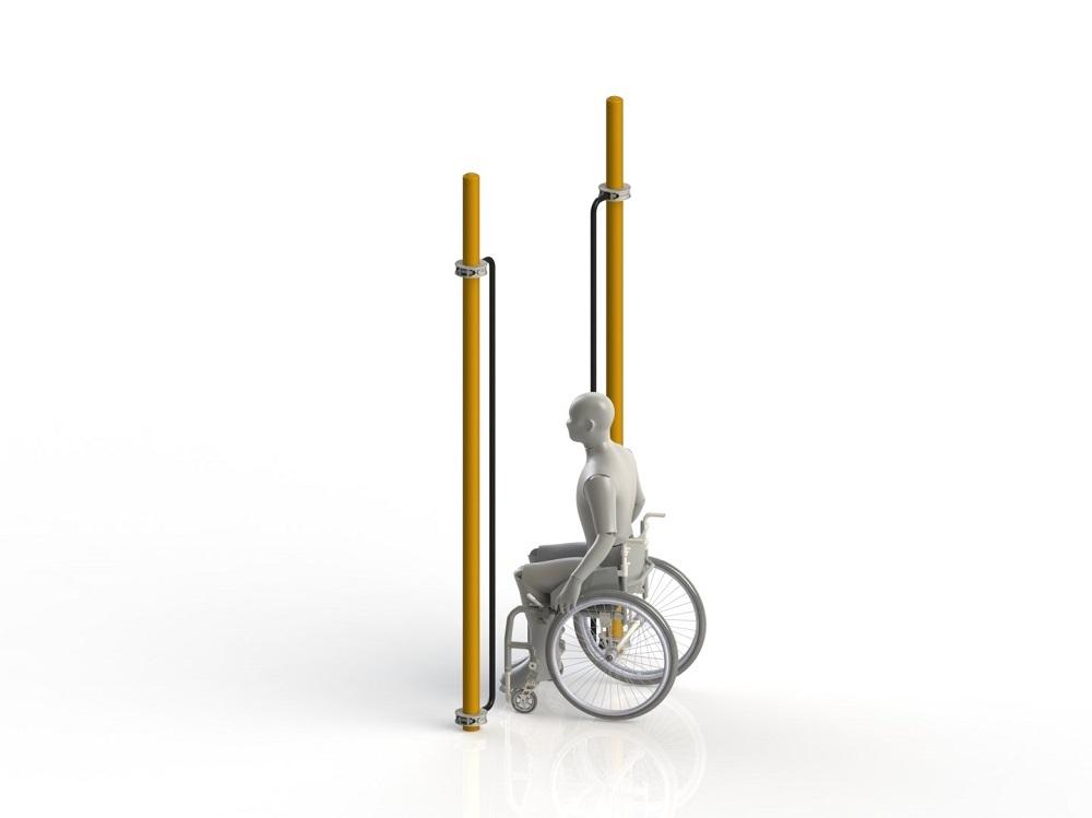 Вспомогательные поручни параворкаут WRK-D02_76mm