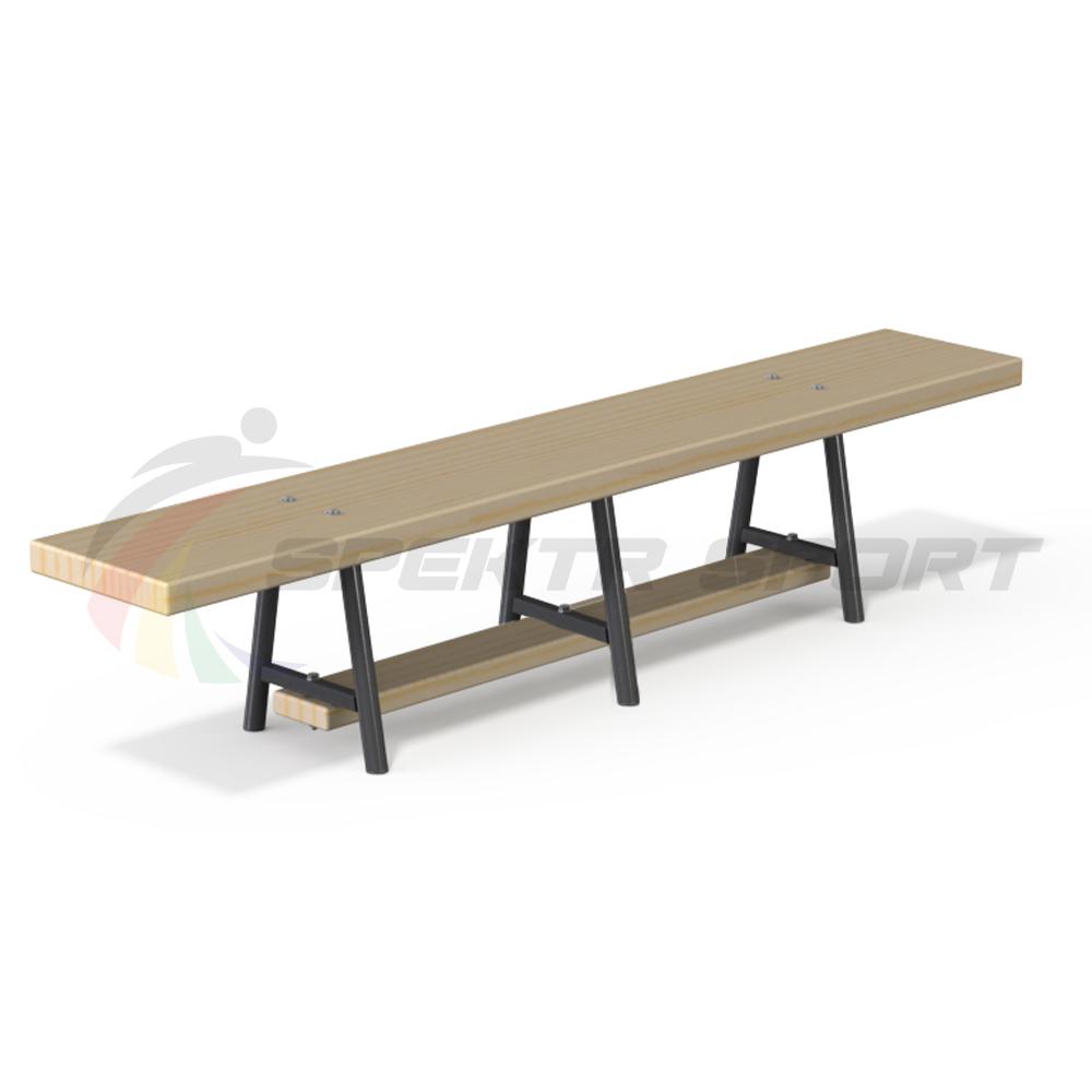 Скамья гимнастическая 2000 мм. (3 мет. нож.)