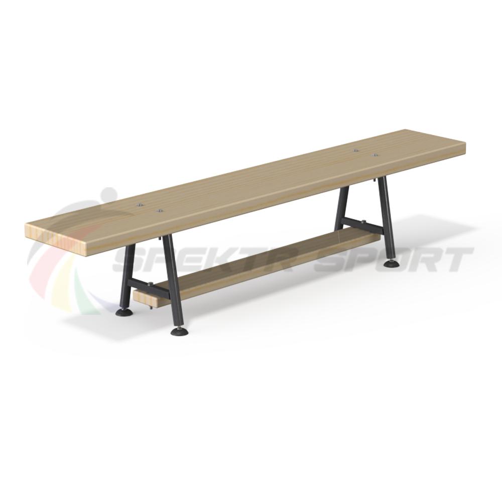 Скамья гимнастическая 1500 мм (2 регулир. мет. ножки)