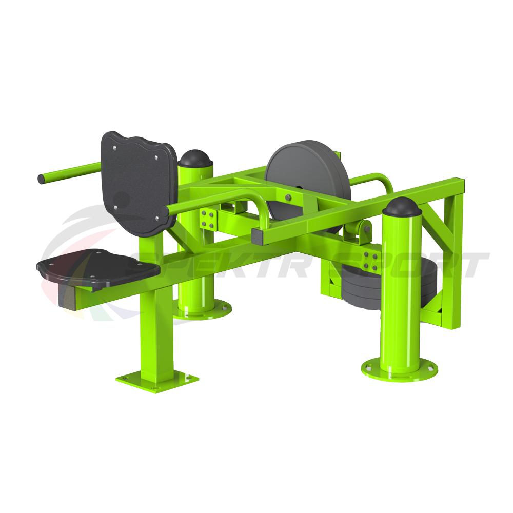 Уличный тренажер взрослый Жим вниз с изменяемой нагрузкой ТС 144