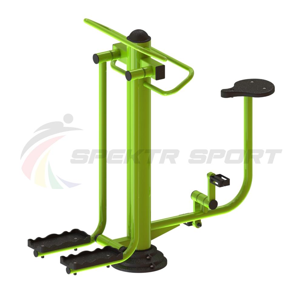 Уличный тренажер взрослый Шпагат + Велосипед для двоих ТС 211