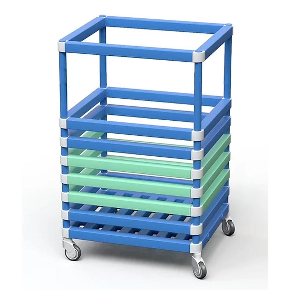 Корзина для хранения инвентаря 570х570х600 мм ПВХ (закругленный профиль)