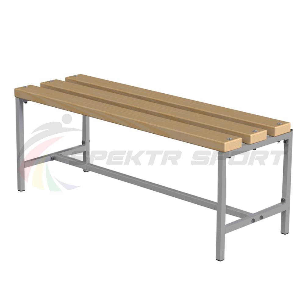 Скамейка для раздевалок без спинки (разборная) 1800 мм