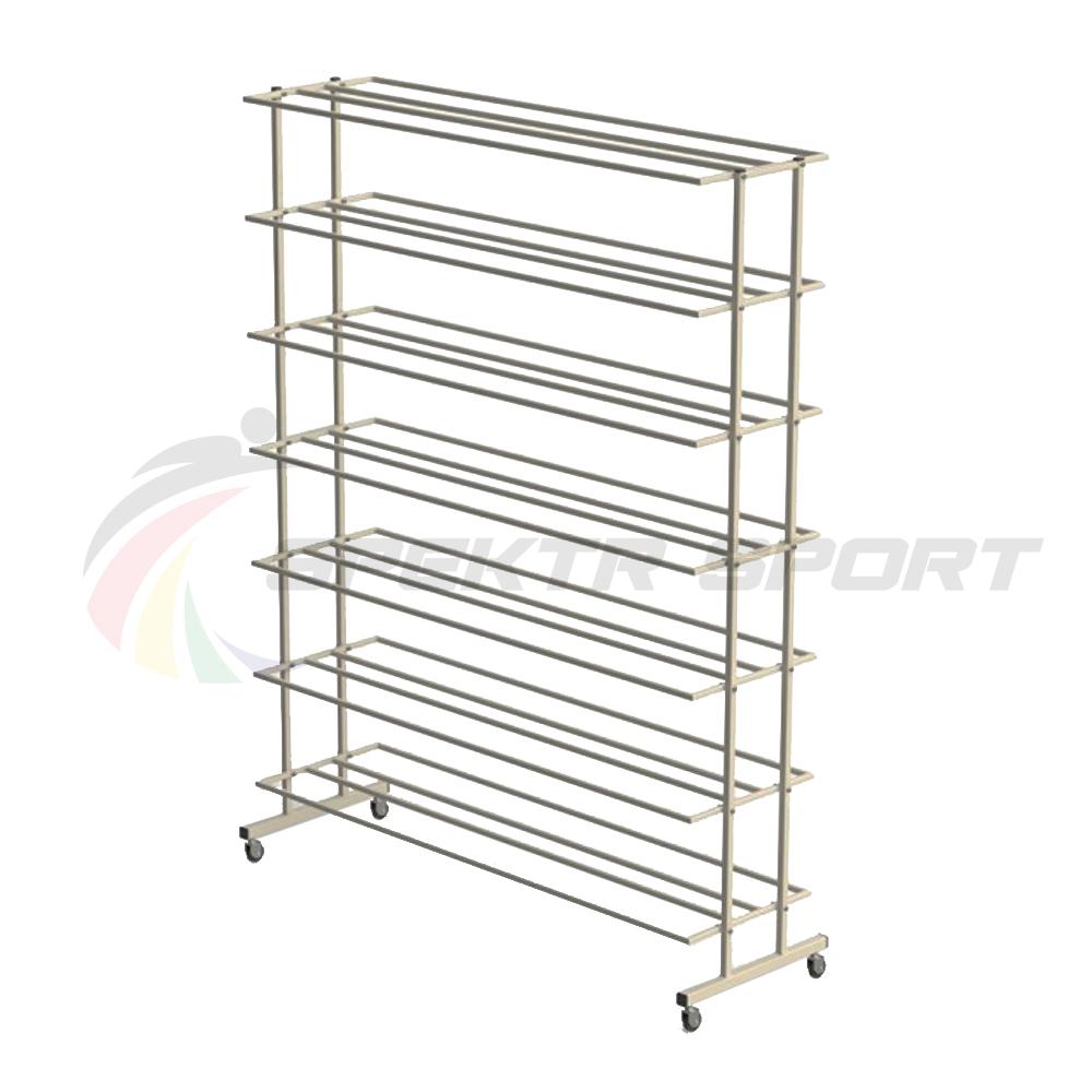 Стеллаж для мячей мобильный двухсторонний шир. 1820 мм SP ХИ-ММ98