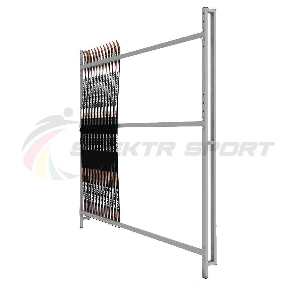 Стеллаж для лыж односторонний пристенный на 10 пар SP ЛХ10