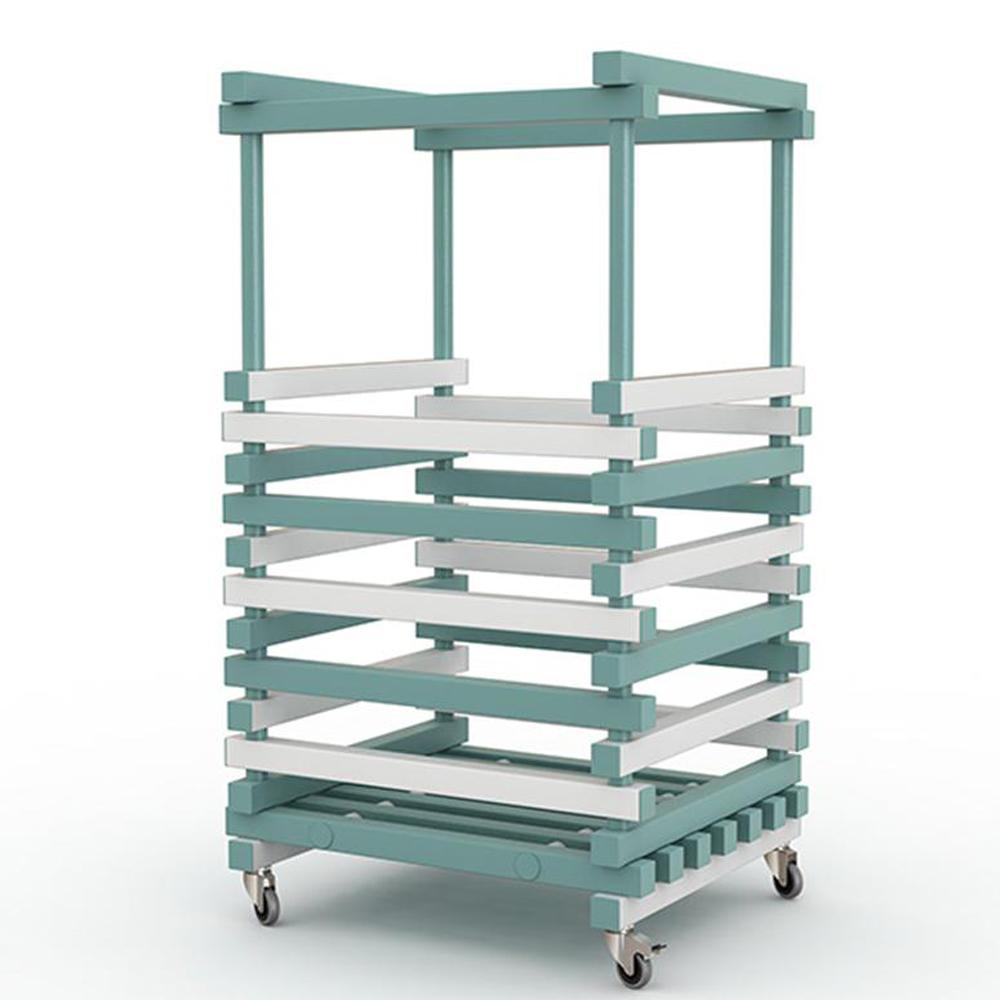 Корзина для плавательного инвентаря, нудл жесткий ПВХ 800х700х1350 мм