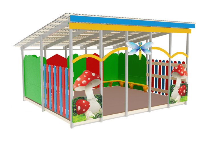 Теневой навес Полянка мини МФ 7150