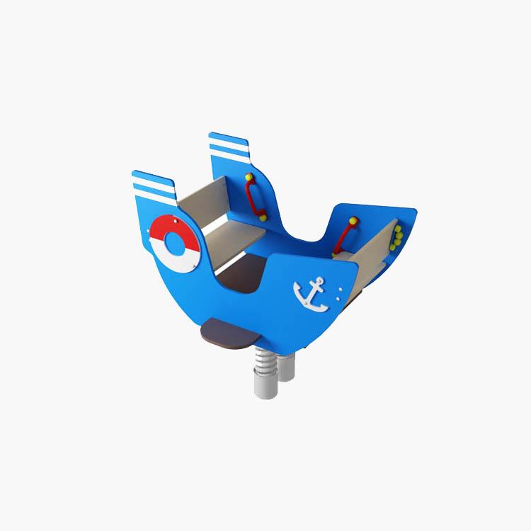 Качалка на пружине Пароходик двухместный ИО 220