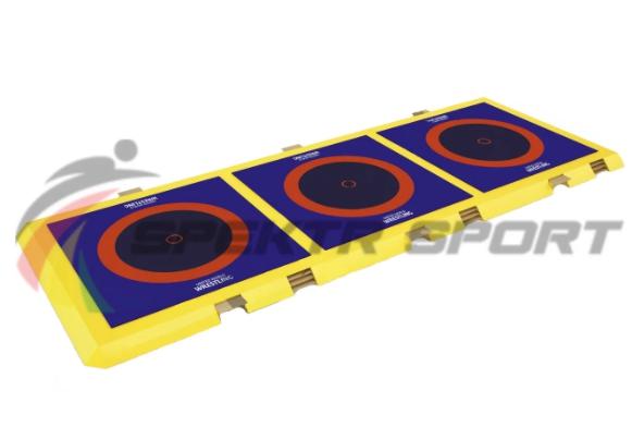 Помост борцовский на 3 ковра