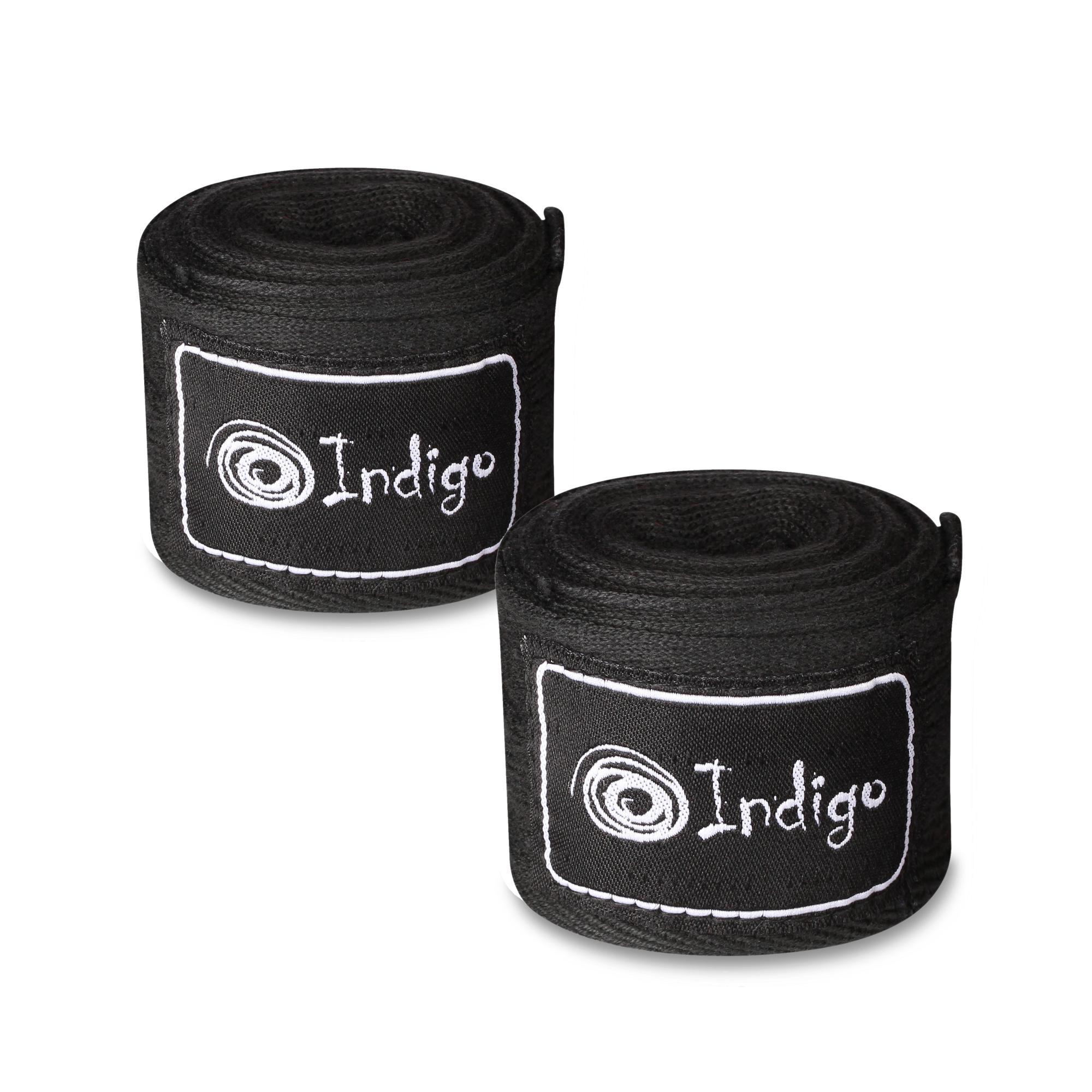 Бинт боксёрский Indigo х/б, нейлон, 3 м