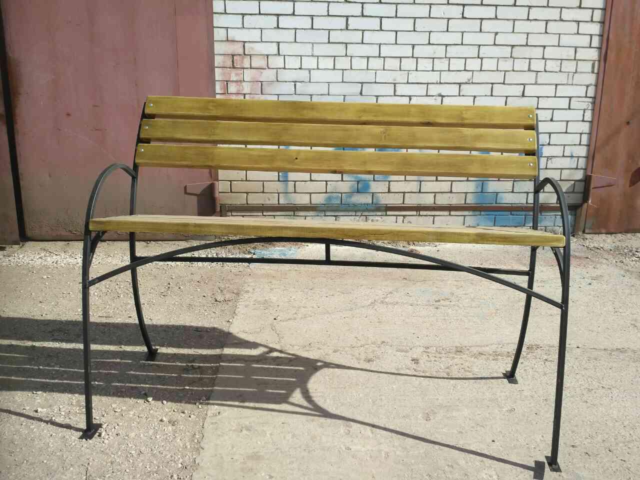 Лавка парковая 1,8 м со спинкой