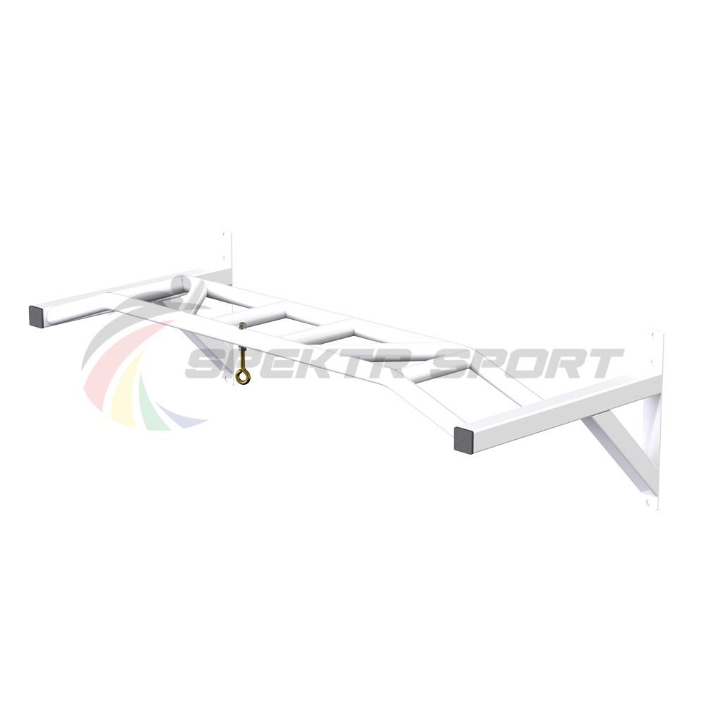 Турник настенный с мультихватом цельносварной Гефест цв. белый