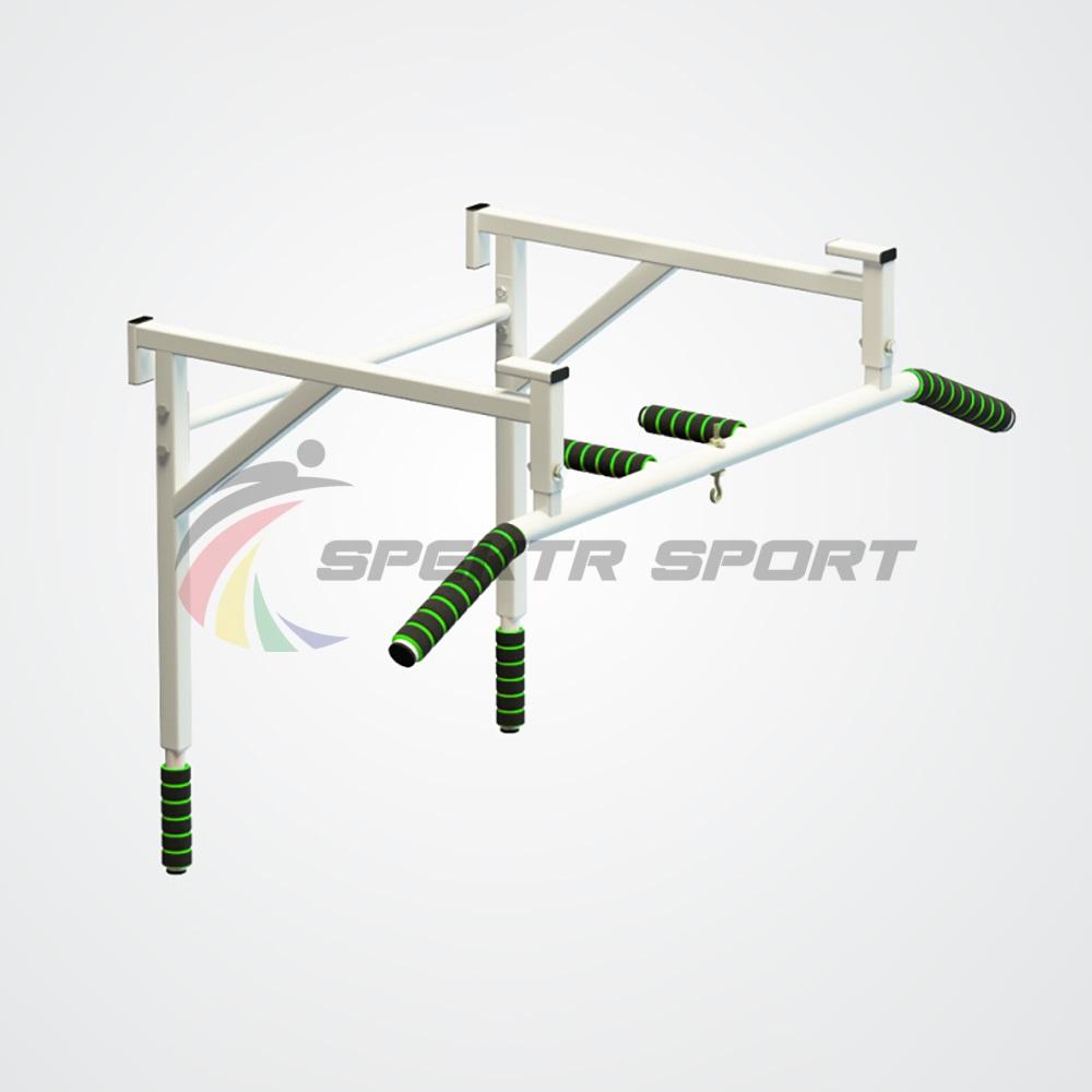 Турник-брусья навесной Рекрут 2 цв. белый