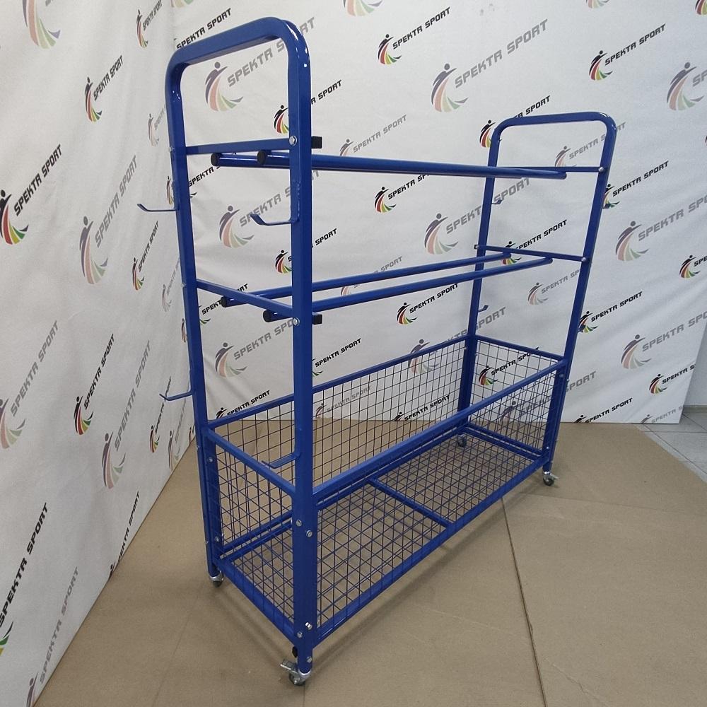 Стеллаж универсальный для хранения спортинвентаря 1500*500*1600 (разборный)