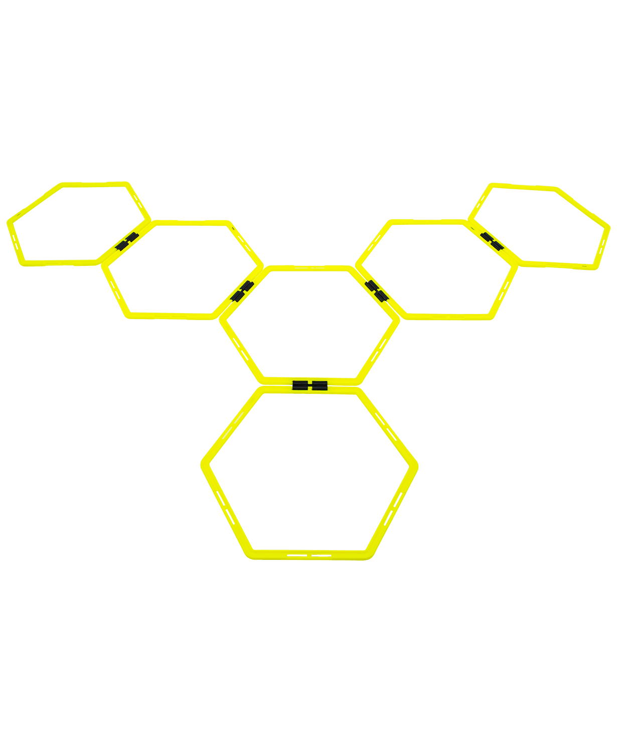 Набор шестиугольных напольных обручей Jögel Agility Hoops (JA-216), 6 шт