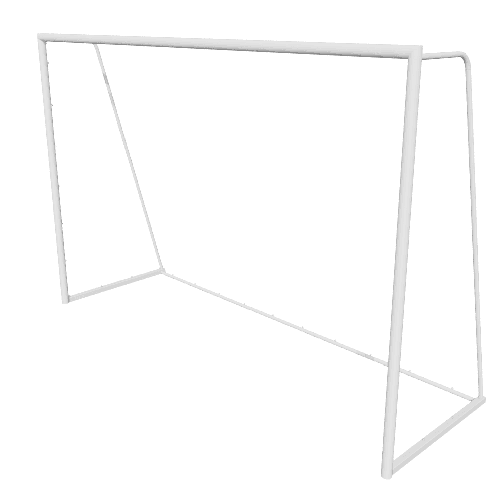 Ворота футбольные юношеские 5,0х2,0 компл без сетки сертификат