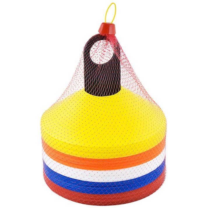 Фишки для разметки поля 50 шт (5 цветов), на подставке