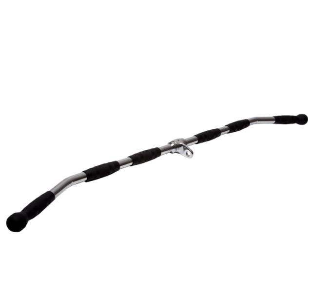 Блочная ручка для мышц спины, длинная с анатомическими хватами