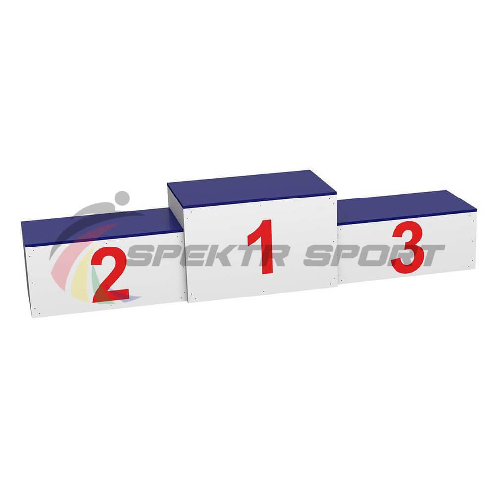 Пьедестал для награждения "матрешка" переносной (обшит металлом) 2 человека на ступень SP РАН4