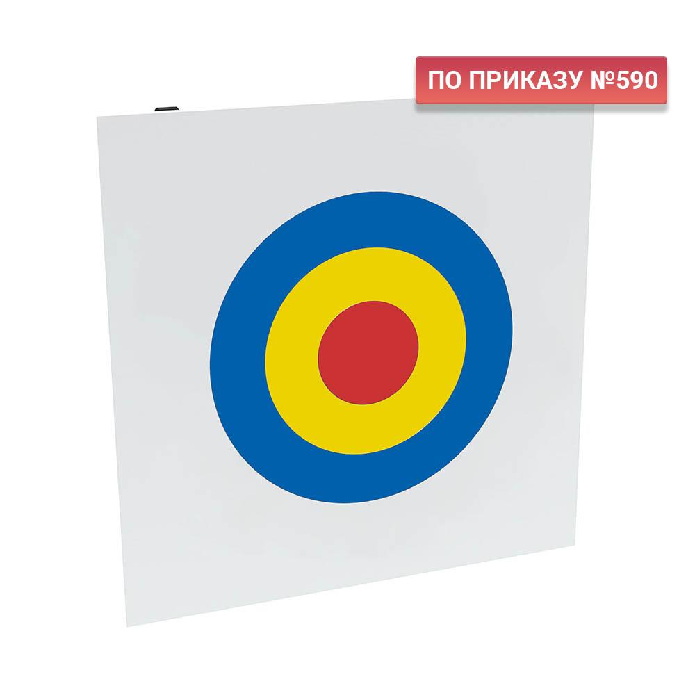 Щит для метания навесной для шведской стенки 600х600 цветной